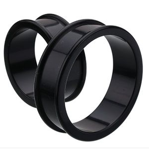 1in Silicone Black Tunnels